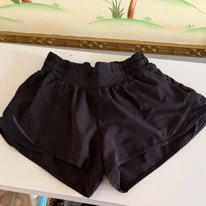lululemon athletica Hotty Hot 2.5 Black Athletic Shorts